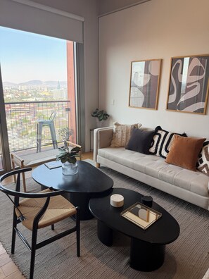 Luxury Apartment, Balcony, City View | Living room - Reforma 27 Amazing View Luxury Apartment (Mexico City)