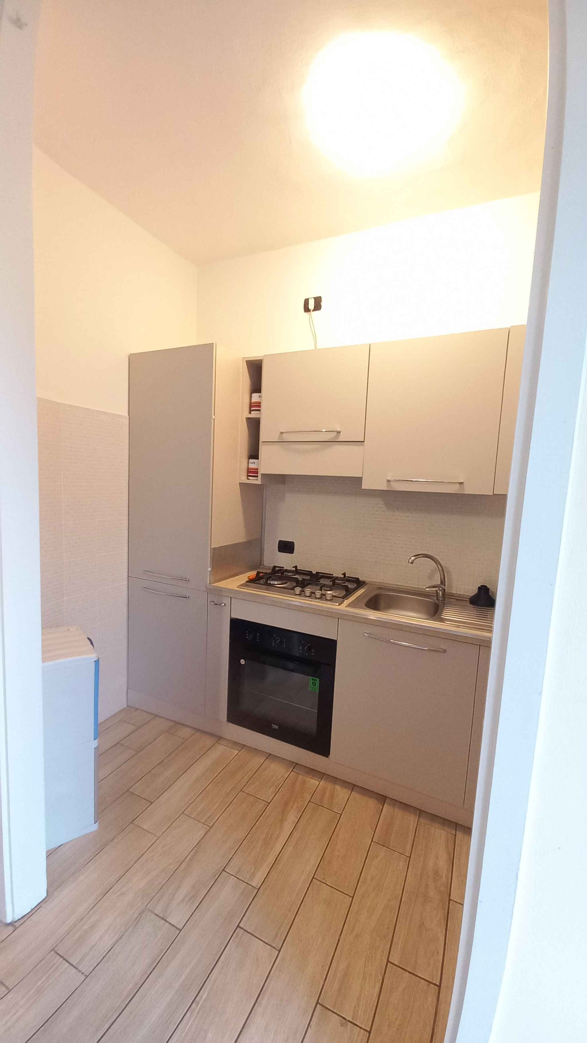 Refrigerador, placa de cocina