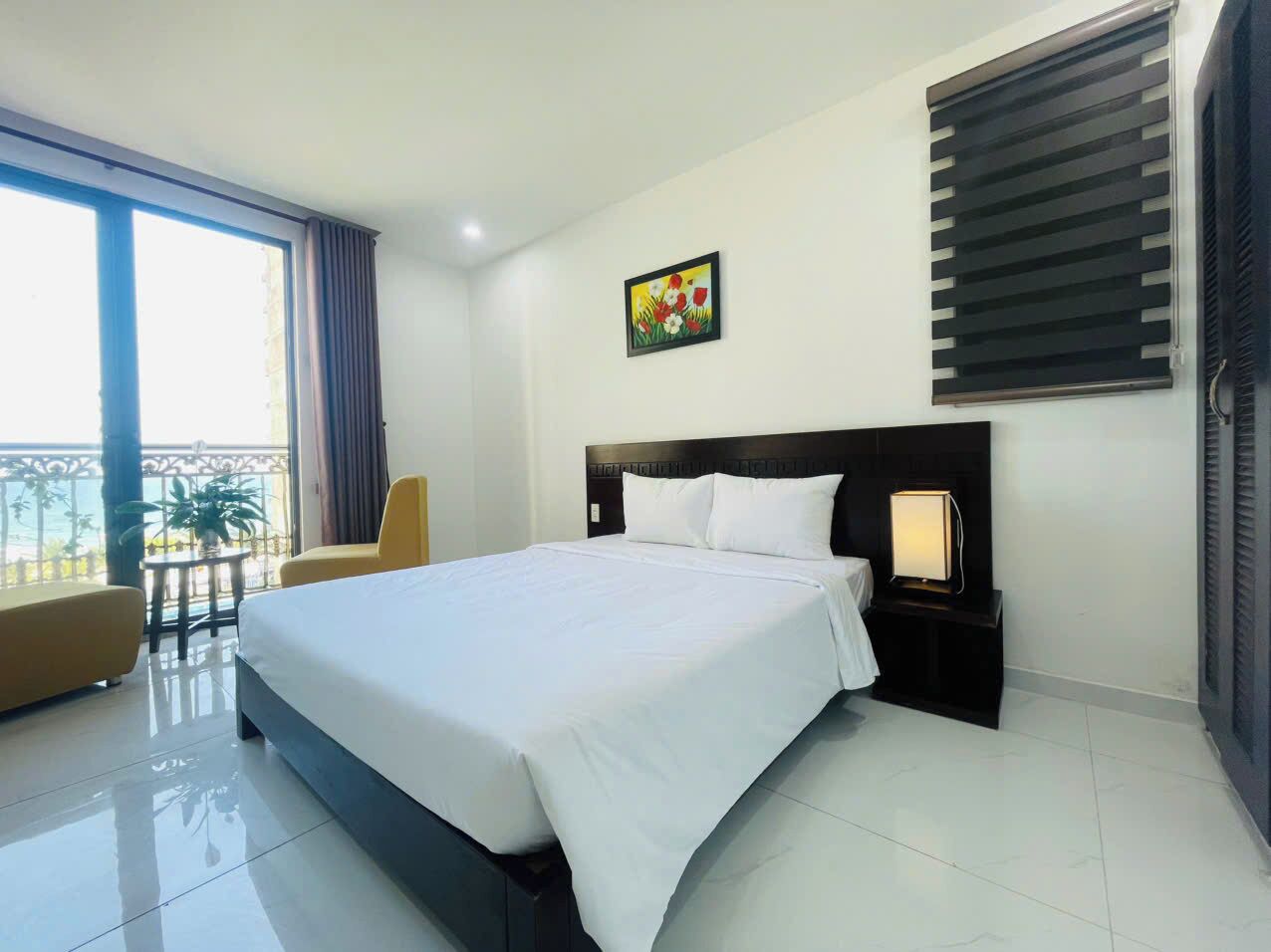 Premier-huone, 1 makuuhuone, parveke, osittainen merinäköala | Ilmainen Wi-Fi