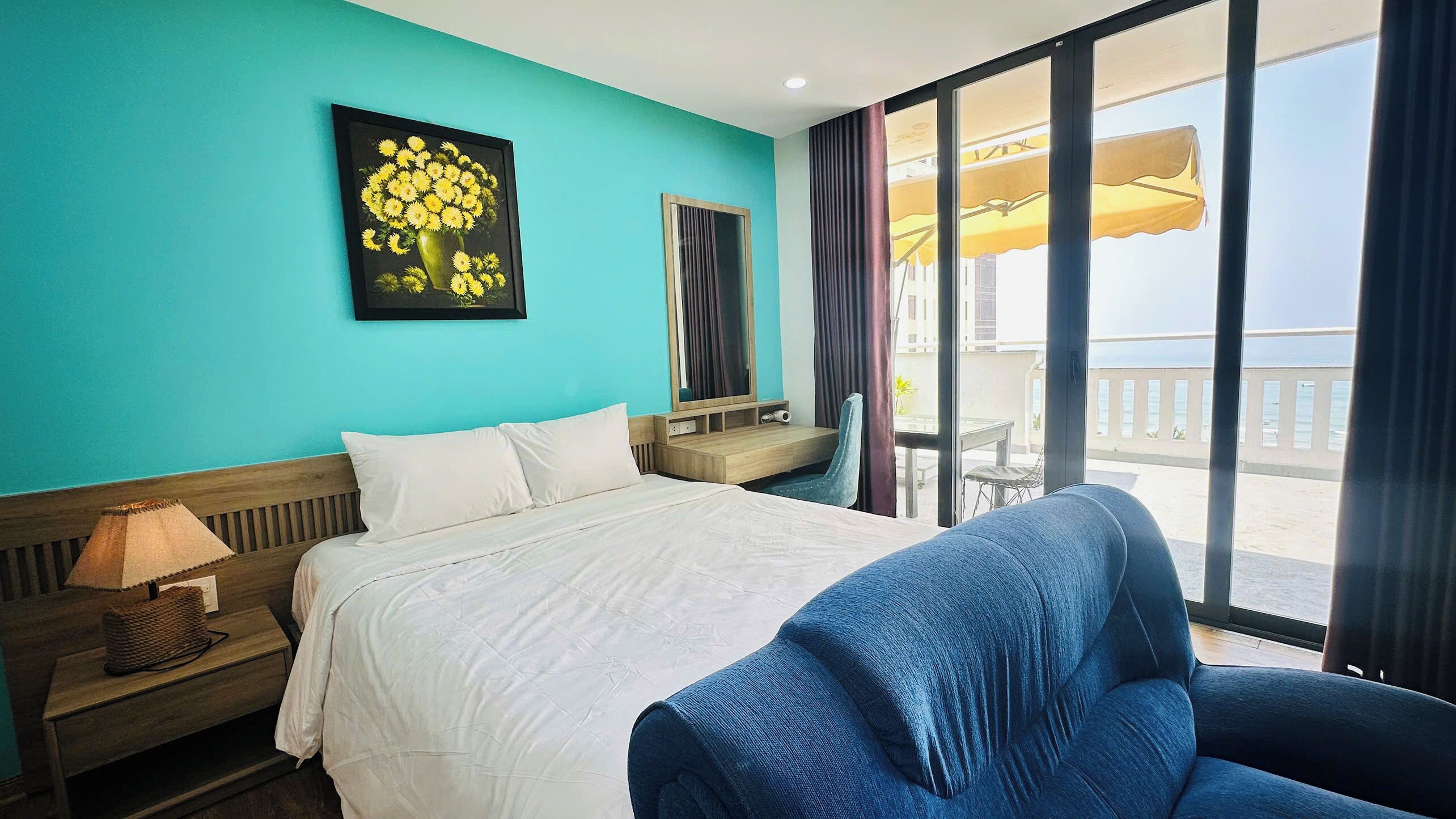 Executive-Doppelzimmer, Terrasse, Meerblick | Kostenloses WLAN