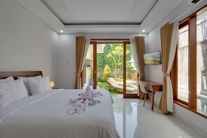 Villa, 3 Bedrooms, Private Pool | Desk, laptop workspace, free WiFi - Sedana Villa Sanur (Denpasar)
