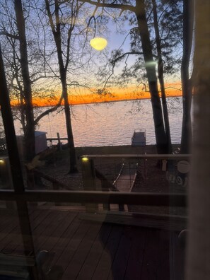 Blick von der Unterkunft