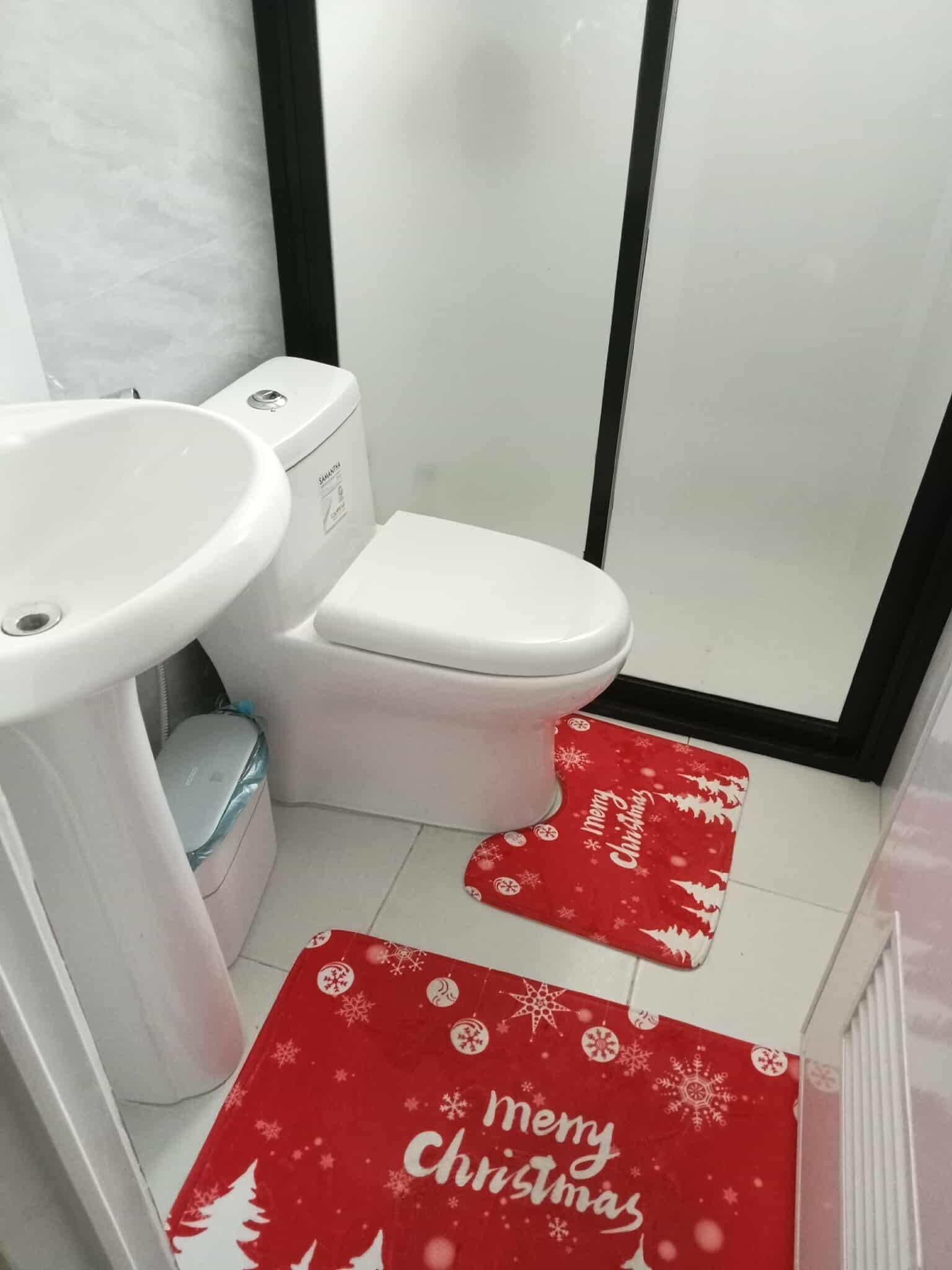 Dusche, Haartrockner, Bidet, Handtücher
