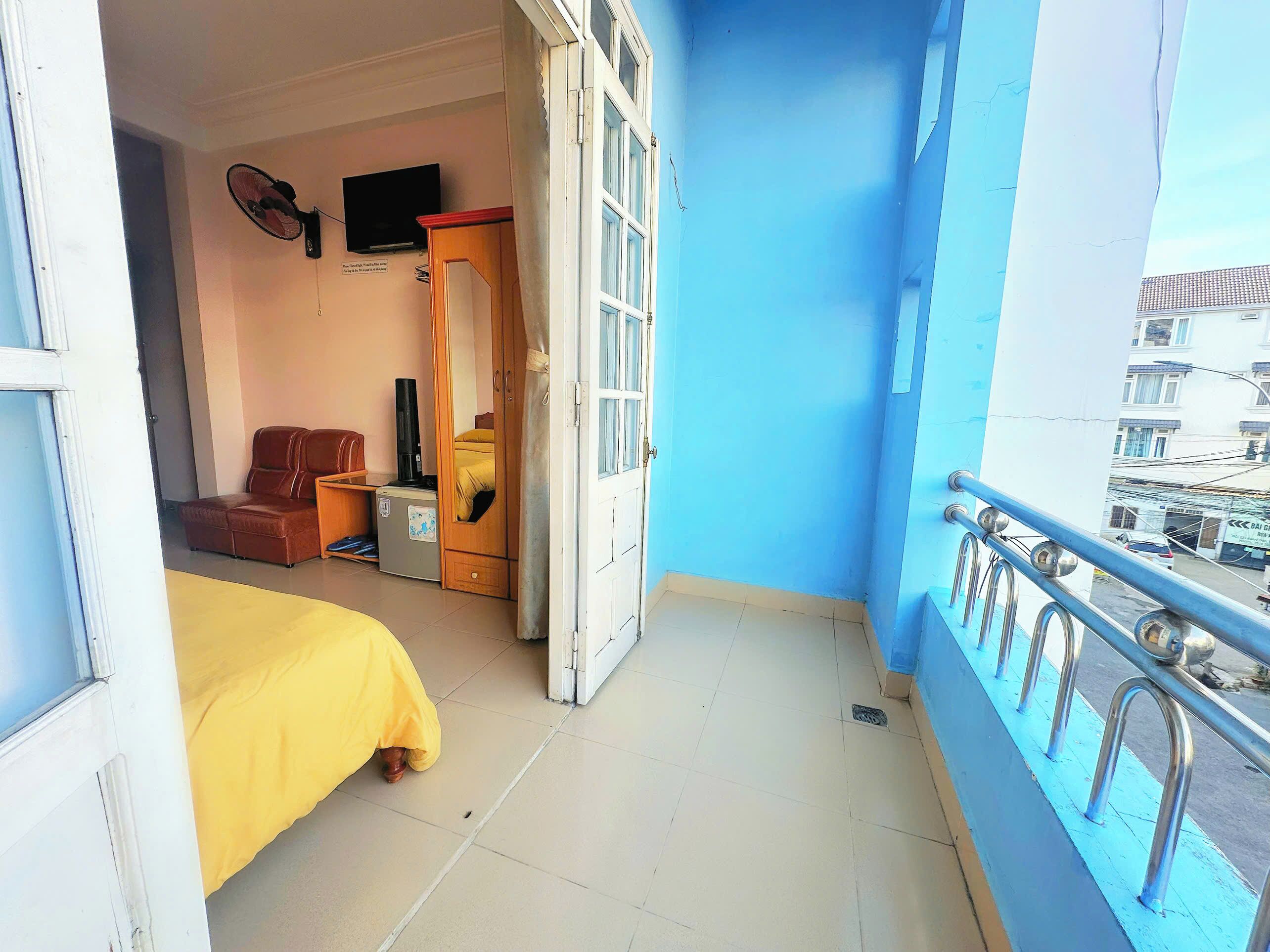 Basic Double Room, Balcony, City View
