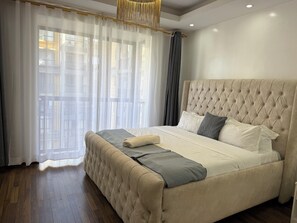 3 bedrooms, iron/ironing board, WiFi, bed sheets - FamilyNest Kilimani with Gym, Heatedpool n/r Yaya, ChinaCity, Malls, Restaurants (Nairobi)