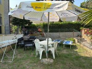 Outdoor dining - Two-room apartment Leonello with garden and a/c (Numana)