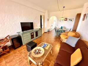 Smart TV - Three-room apartment Antonella with sea view, a/c and p. auto (Numana)