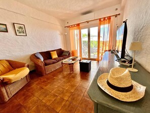 Smart TV - Three-room apartment Antonella with sea view, a/c and p. auto (Numana)