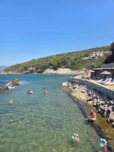   Beachfront Villa • Private Beach • Sunset Sea View • Bodrum