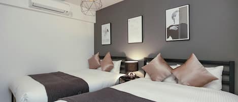 Appartement, 3 chambres, non-fumeur | Rideaux dâobscurcissement, systĂšme dâinsonorisation