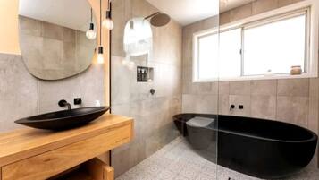 Towels, soap, toilet paper