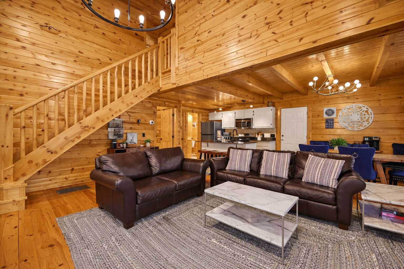 TV, fireplace, offices