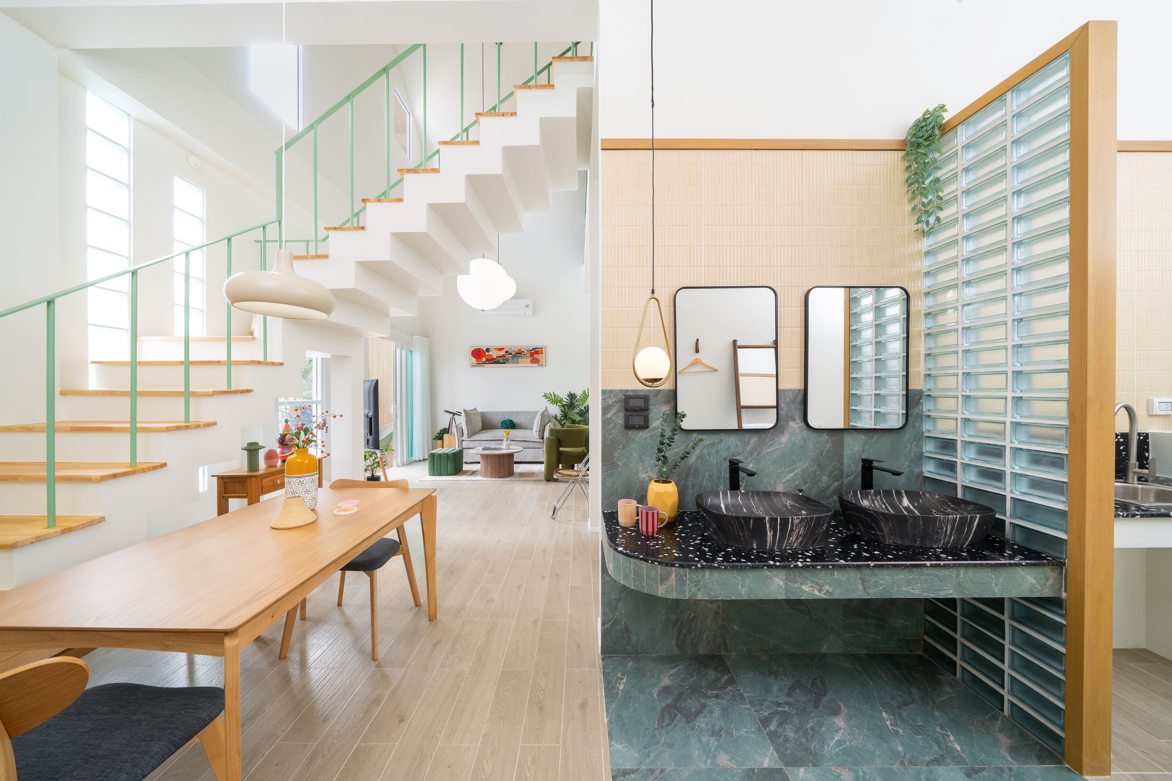 2 Bedroom Villa with PrivatePool PAMA-01 | منطقة المعيشة | تلفزيون ذكي بحجم 8-بوصة يعرض قنوات تلفزيونية باشتراك مدفوع