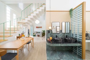 2 Bedroom Villa with PrivatePool PAMA-01 | Living area | 8-inch Smart TV with cable channels