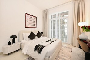 Apartment, Balkon, Stadtblick