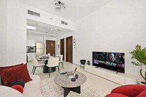 อพาร์ทเมนท์, ระเบียง, วิวเมือง | บริเวณนั่งเล่น