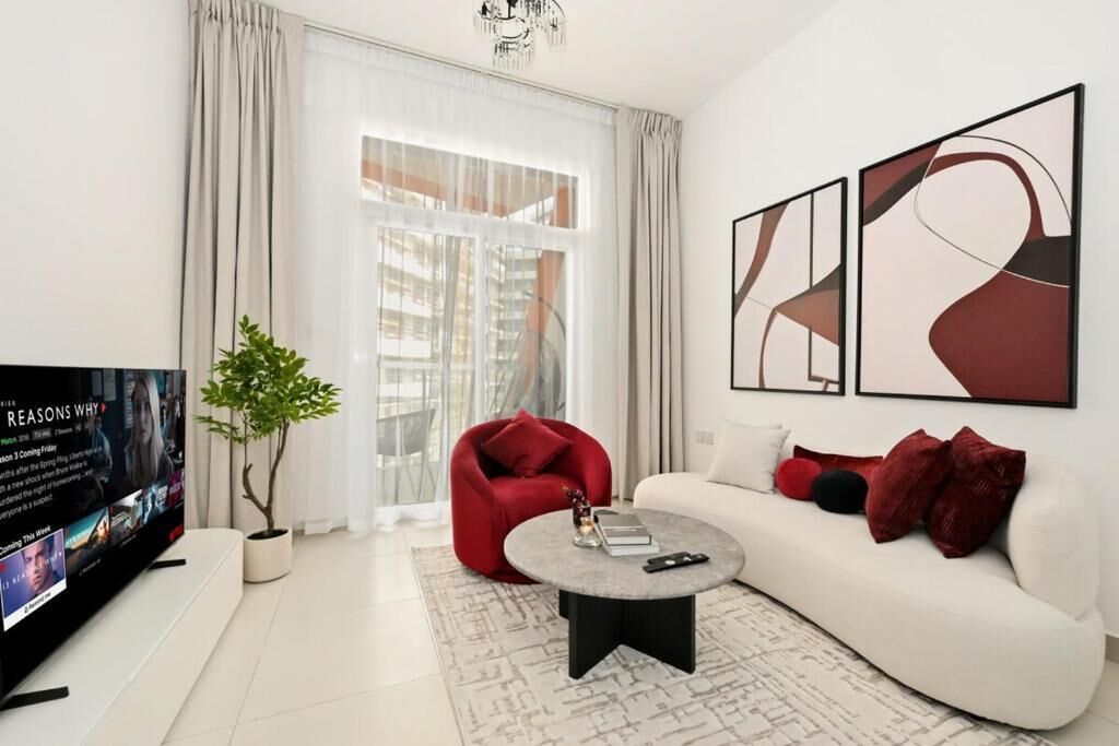 Apartment, Balkon, Stadtblick