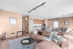 Living room - Apartment Near Beach With sea View (Porec)