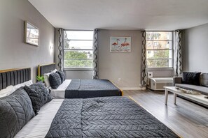 Desk, iron/ironing board, Internet, bed sheets - 2 Blocks to Shore! Chic South Beach Studio (Miami Beach)