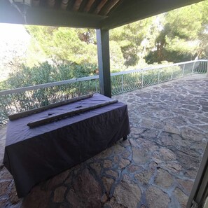 Terrace/patio - House Giens la Madrague large garden sea access 5 minutes walk (Hyères)