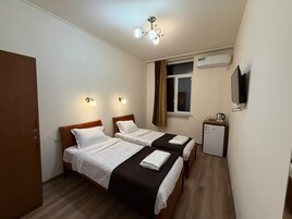 Standard Twin Room, Lanai, City View | Desk, free WiFi, bed sheets