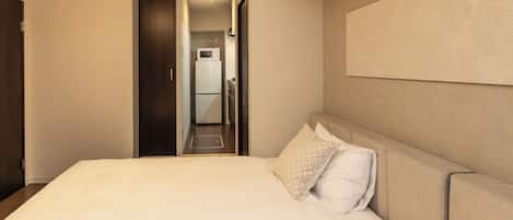 舒适公寓, 2 张双人床, 无烟房, 厨房 | 办公桌、笔记本电脑工作区、遮光窗帘、熨斗/熨衣板