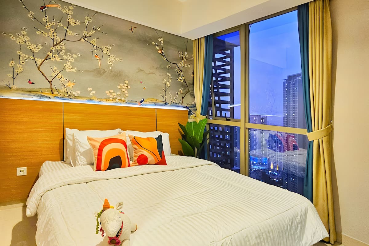 อพาร์ทเมนท์, 2 ห้องนอน, วิวเมือง | เตารีด/โต๊ะรีดผ้า, Wi-Fi ฟรี