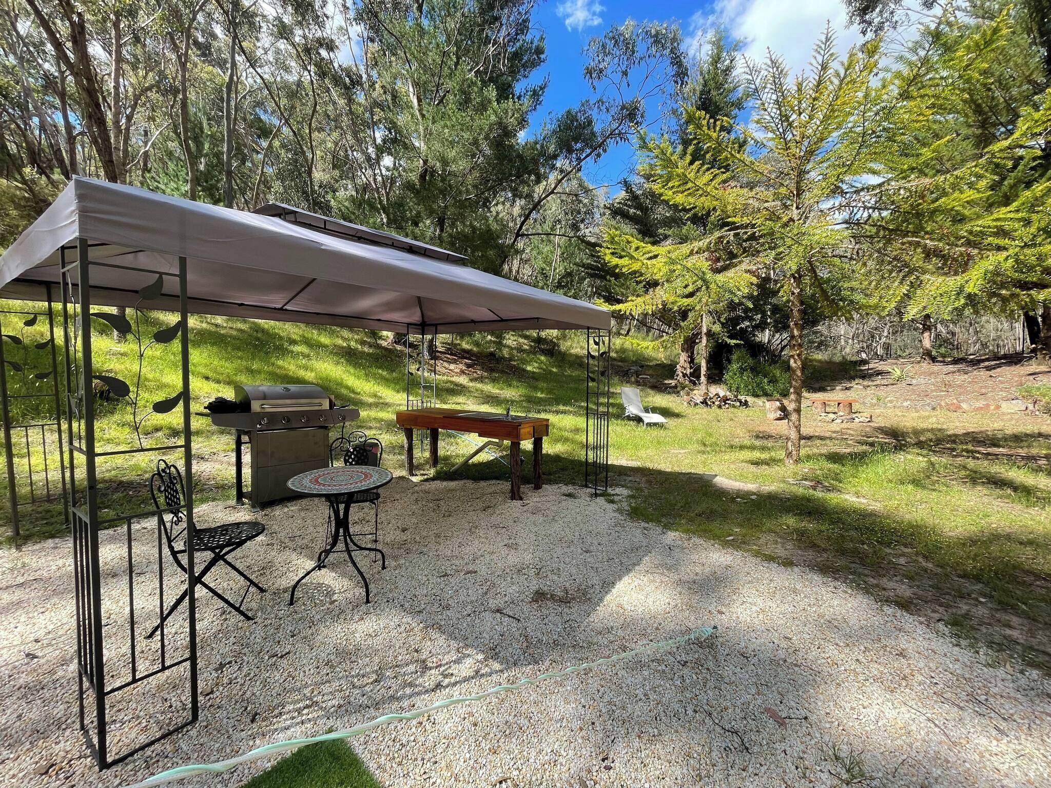 Shared Dormitory, 1 Bedroom, Smoking, Garden View | Outdoor dining