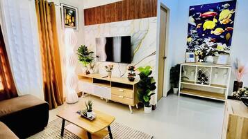 Ferienhaus, 2 Schlafzimmer, Raucher | Wohnzimmer