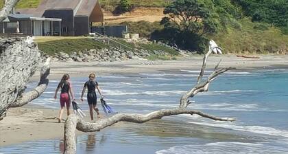 Kiwi Bach at a Secluded Northland East Coast Beach