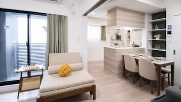 Standard-Apartment, Nichtraucher, Stadtblick | Wohnbereich