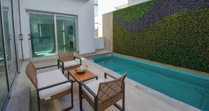 house at luna blanca with private beach access