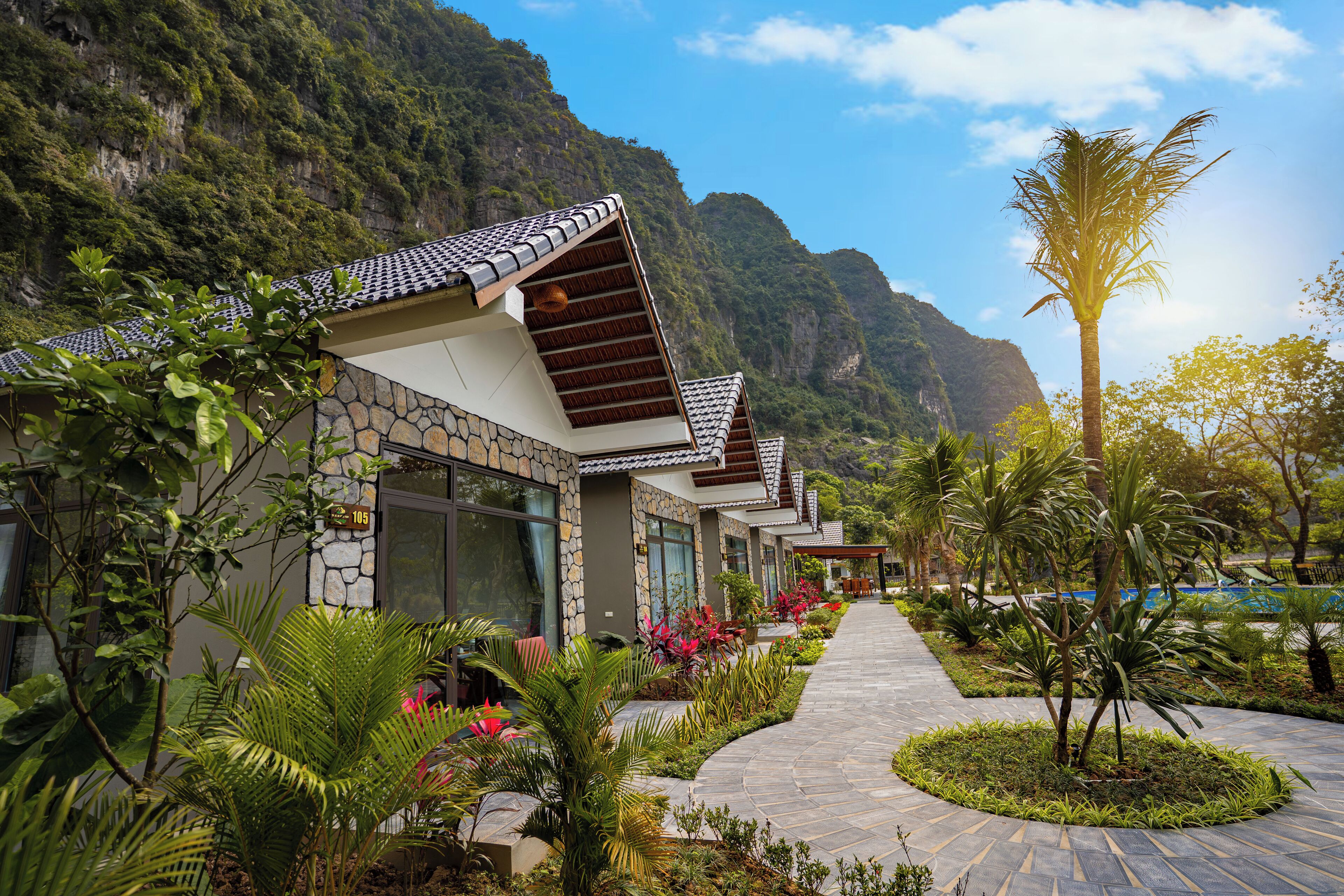 Vue depuis l’hébergement