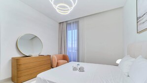 Iron/ironing board, WiFi - Al Zorah 4 Bedroom Penthouse with Sea View (Ajman city)