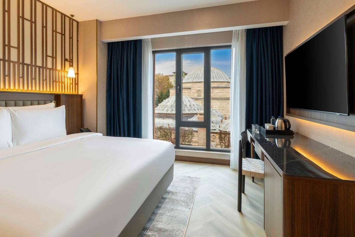 Minibar (some free items), in-room safe, blackout drapes, soundproofing