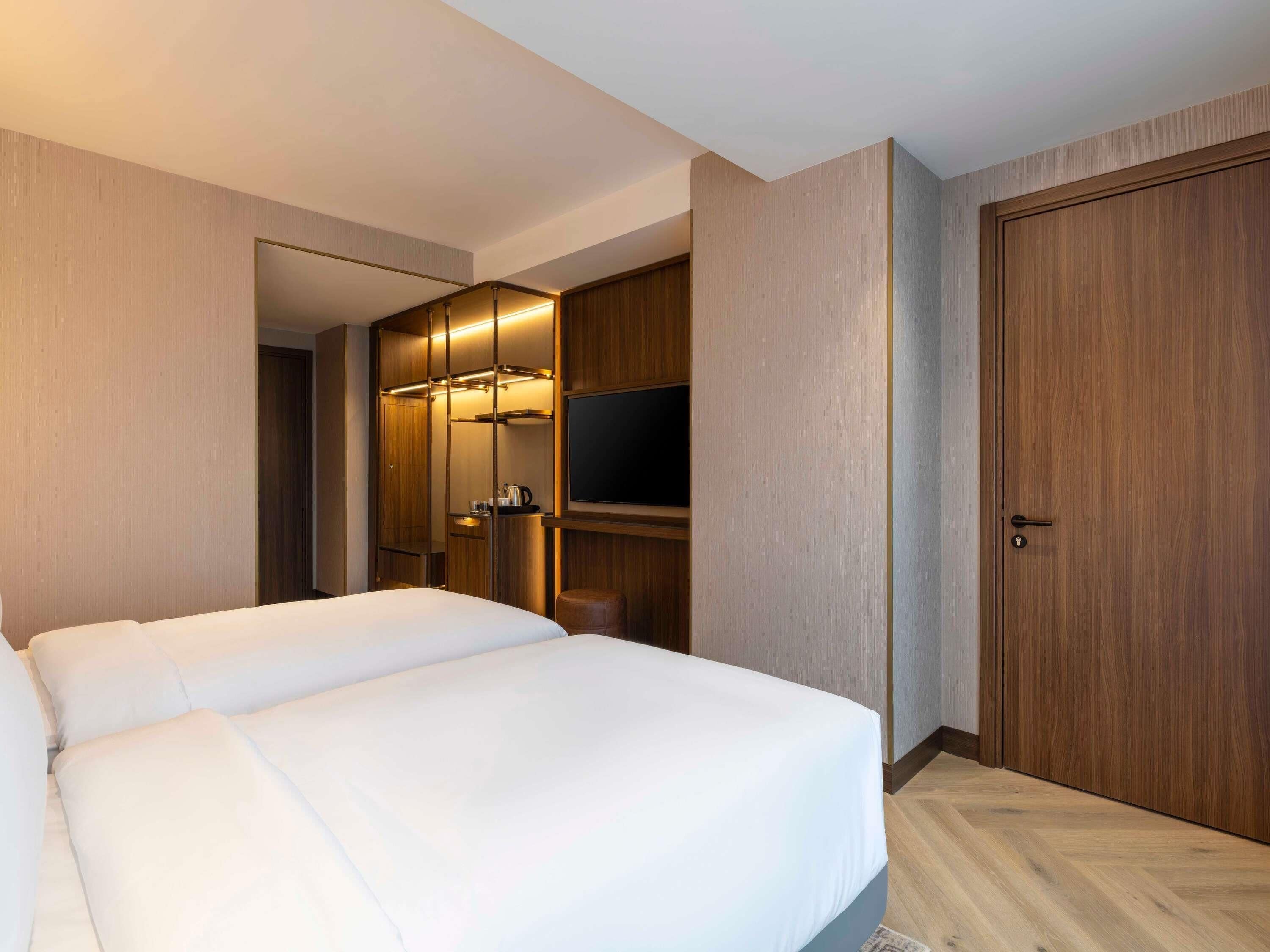 Kamar Superior, 2 Tempat Tidur Twin | Isi minibar gratis, brankas, dan tirai kedap cahaya