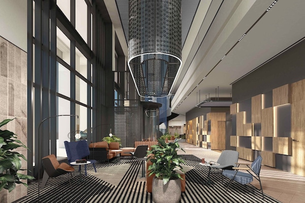 Sitteområde i lobbyen