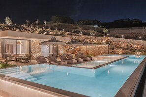 Pool - Domaine–Sun,Luxury Eco Villa, private pool, great view (Chersonissos)