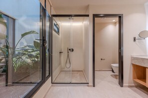 Villa, 3 Bedrooms, Private Pool, Sea View | Bathroom - Domaine Collection Sun Villa (Hersonissos)