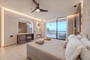 2 bedrooms, in-room safe, iron/ironing board, free WiFi - Domaine–Sea,Luxury Eco Villa, private pool, great view (Chersonissos)
