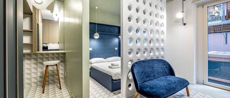 1 makuuhuone, silitysrauta/-lauta, ilmainen Wi-Fi