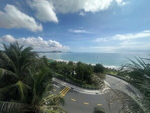 Familie studio, gedeeltelijk uitzicht op zee