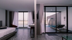 Deluxe Twin kamer, uitzicht op zwembad