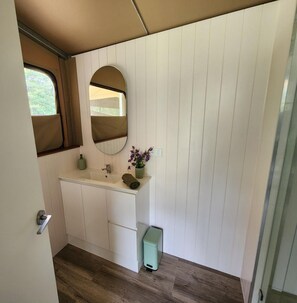 Kabin Mewah, pemandangan gunung | Kamar mandi