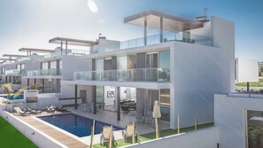 Exterior - 5 & 6 OP Villas Fig Tree Bay Protaras Bedrooms 8, Bathrooms 6, Sleeps 20 (Protaras)