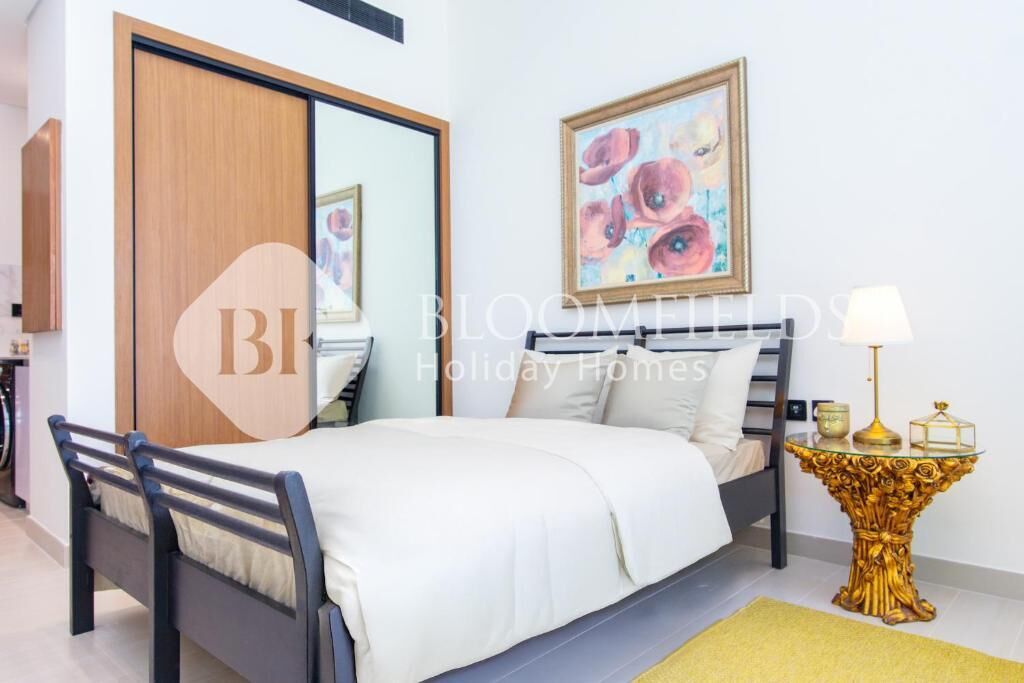 Appartement, balcon, vue ville