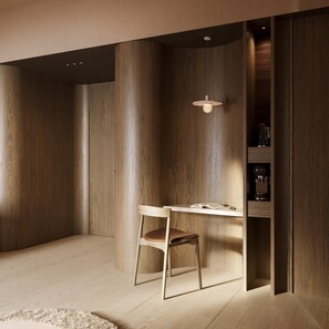 Ropa de cama de alta calidad y artículos del minibar gratis 