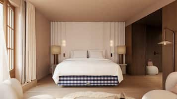 Suite, Vineyard View | Premium bedding, free minibar items, in-room safe, desk