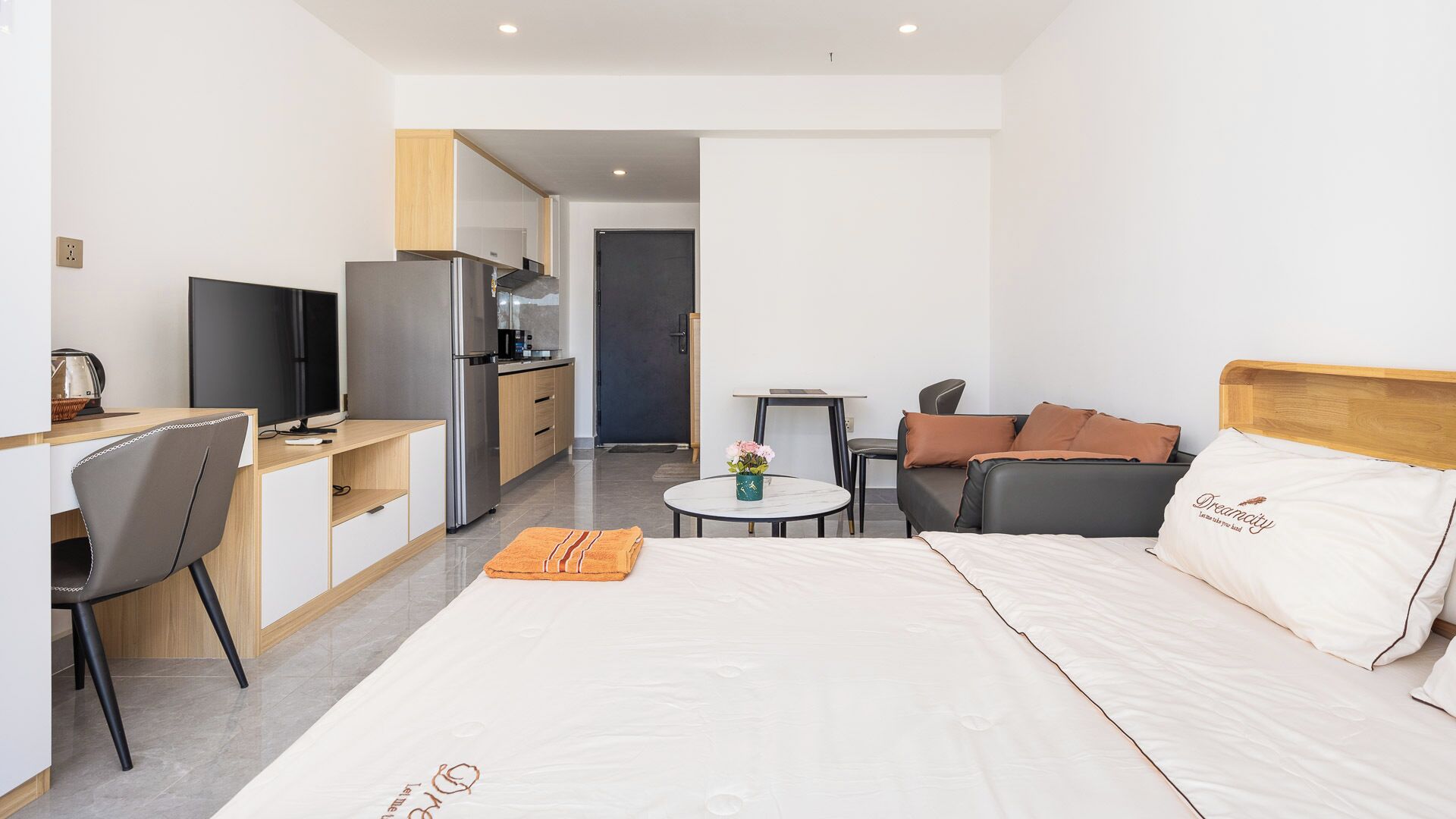 豪華公寓客房, 城市  景觀 | 免費無線上網、床單