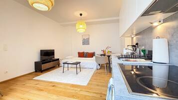 Apartment, 1 Queen Bed with Sofa bed | Living area